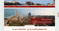 Desktop Screenshot of cotedegranitrose.net